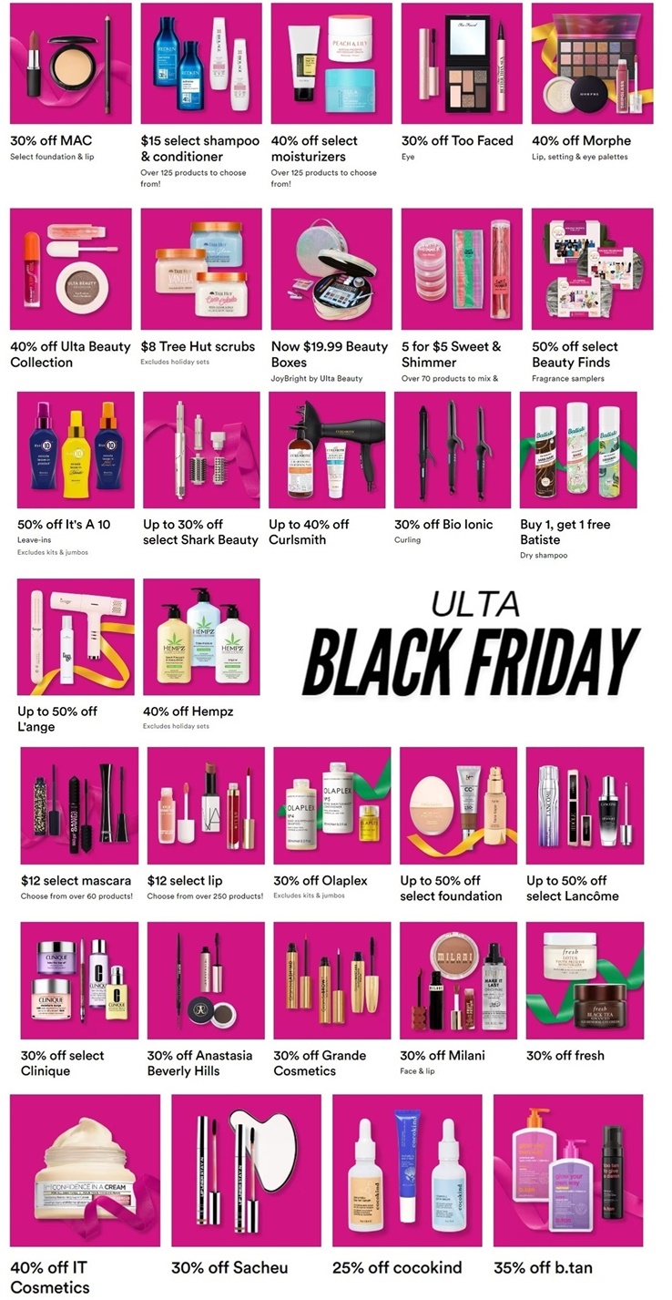 Start Stocking Those Carts for Tomorrow’s Ulta Black Friday Drop