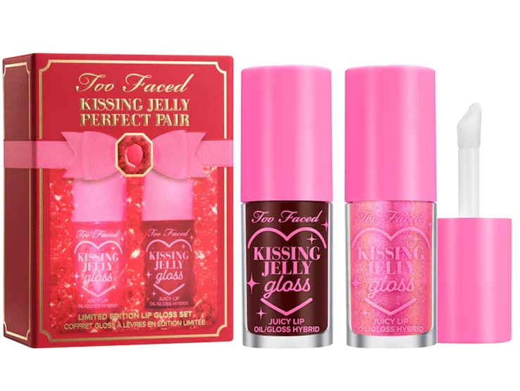 Don’t Say I Didn’t Tell You That You Could Get 2 Full-Size Too Faced Kissing Jelly Perfect Pair Lipglosses for 